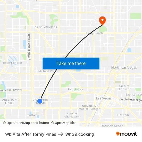 Wb Alta After Torrey Pines to Who"s cooking map