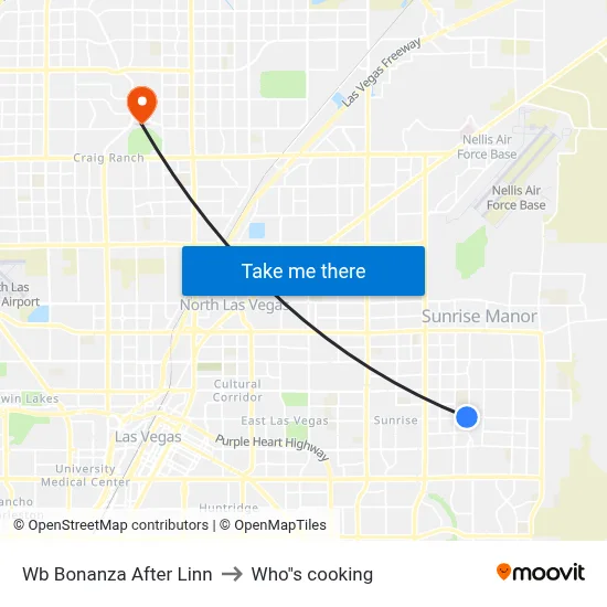 Wb Bonanza After Linn to Who"s cooking map