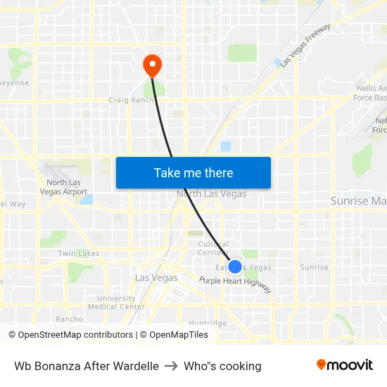 Wb Bonanza After Wardelle to Who"s cooking map