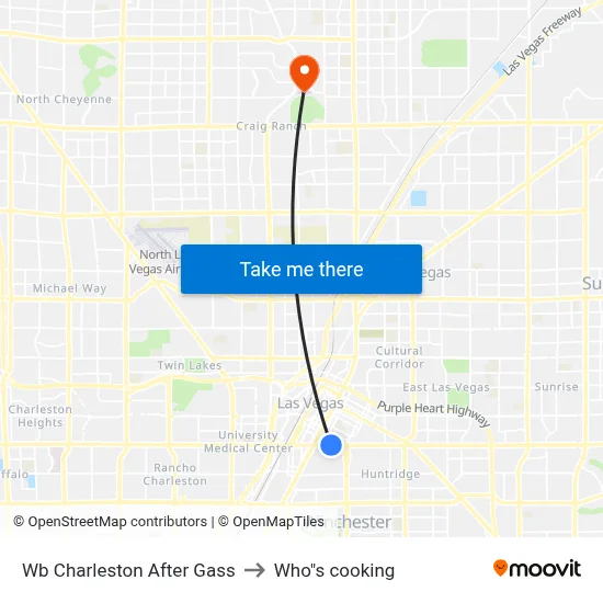 Wb Charleston After Gass to Who"s cooking map