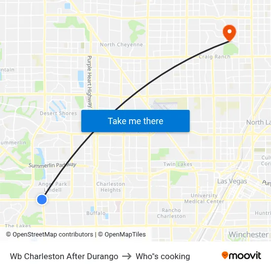 Wb Charleston After Durango to Who"s cooking map