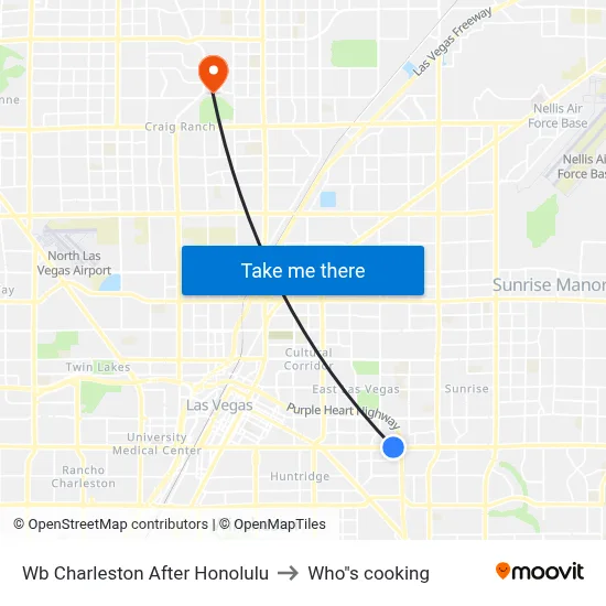 Wb Charleston After Honolulu to Who"s cooking map