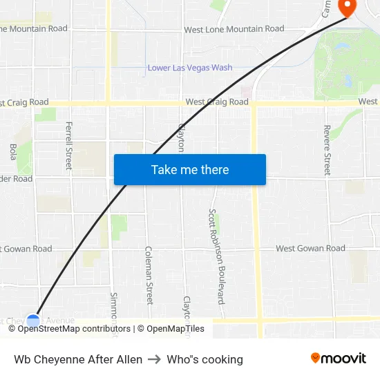 Wb Cheyenne After Allen to Who"s cooking map