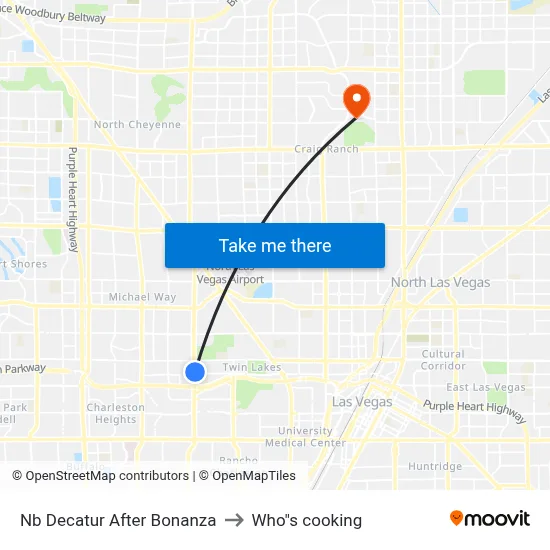 Nb Decatur After Bonanza to Who"s cooking map