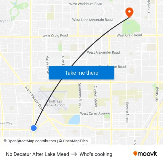 Nb Decatur After Lake Mead to Who"s cooking map