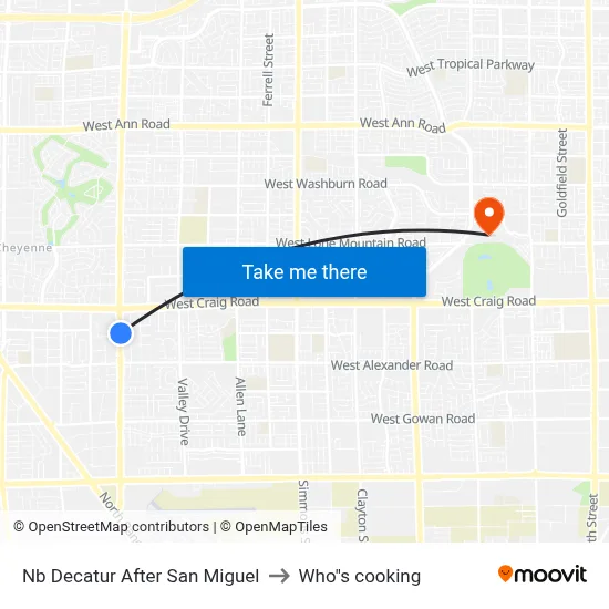 Nb Decatur After San Miguel to Who"s cooking map