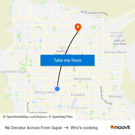 Nb Decatur Across From Supai to Who"s cooking map