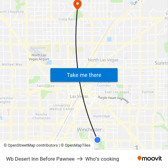 Wb Desert Inn Before Pawnee to Who"s cooking map