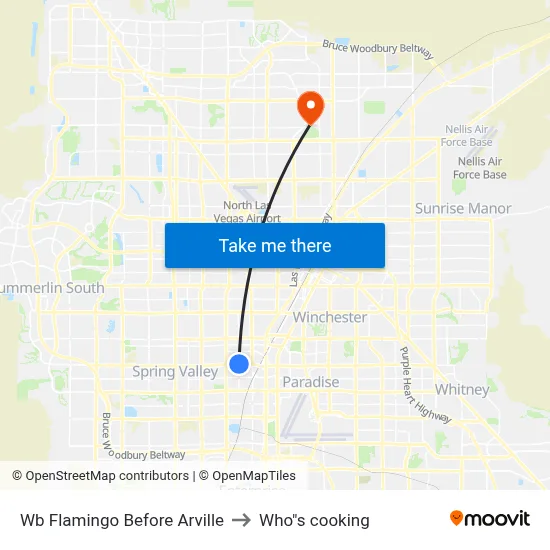 Wb Flamingo Before Arville to Who"s cooking map