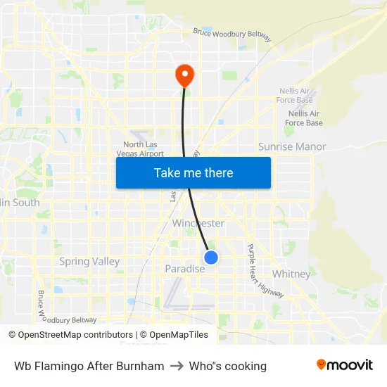 Wb Flamingo After Burnham to Who"s cooking map