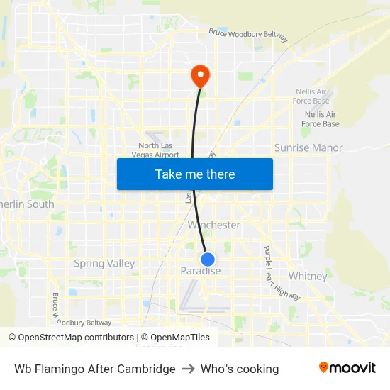 Wb Flamingo After Cambridge to Who"s cooking map
