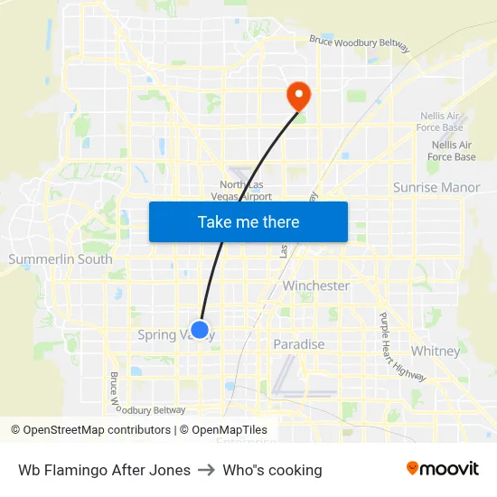 Wb Flamingo After Jones to Who"s cooking map