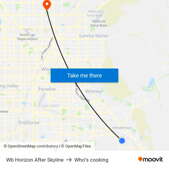 Wb Horizon After Skyline to Who"s cooking map