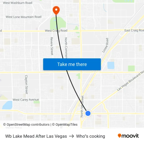 Wb Lake Mead After Las Vegas to Who"s cooking map