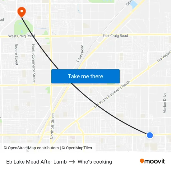 Eb Lake Mead After Lamb to Who"s cooking map