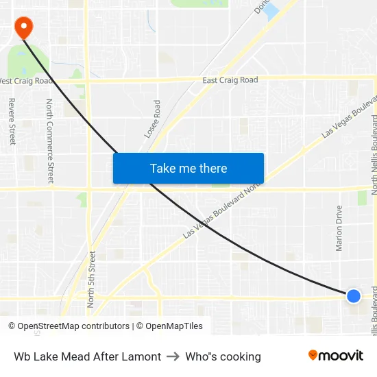 Wb Lake Mead After Lamont to Who"s cooking map