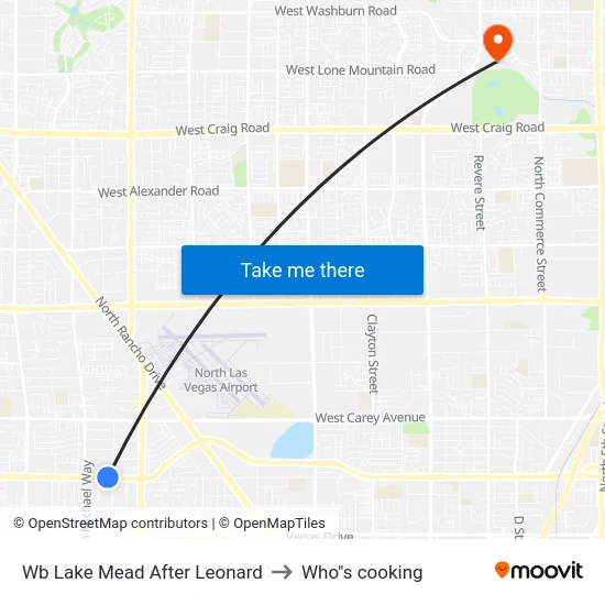 Wb Lake Mead After Leonard to Who"s cooking map
