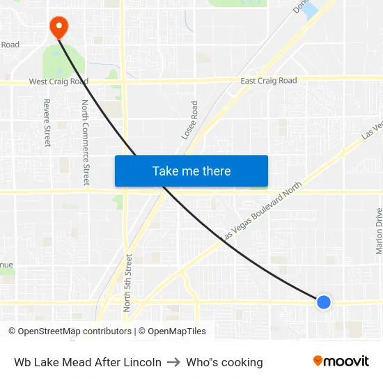 Wb Lake Mead After Lincoln to Who"s cooking map