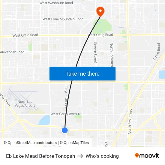Eb Lake Mead Before Tonopah to Who"s cooking map