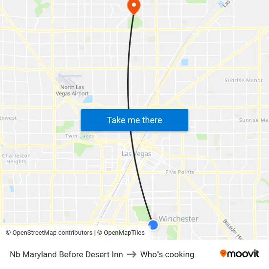 Nb Maryland Before Desert Inn to Who"s cooking map