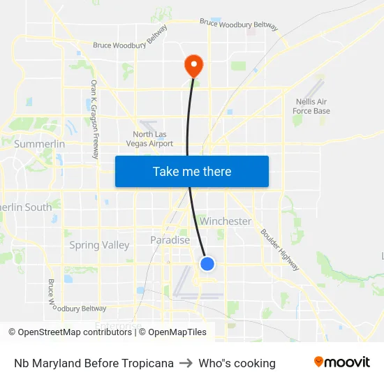 Nb Maryland Before Tropicana to Who"s cooking map