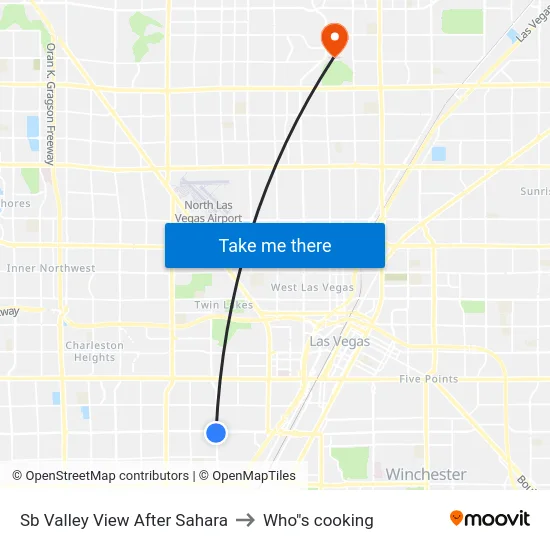 Sb Valley View After Sahara to Who"s cooking map