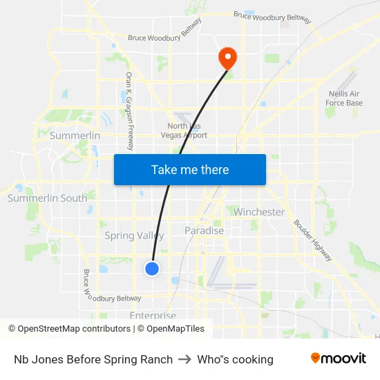 Nb Jones Before Spring Ranch to Who"s cooking map