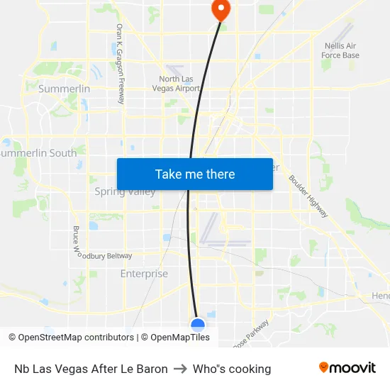 Nb Las Vegas After Le Baron to Who"s cooking map