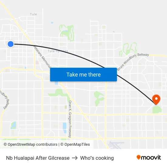 Nb Hualapai After Gilcrease to Who"s cooking map