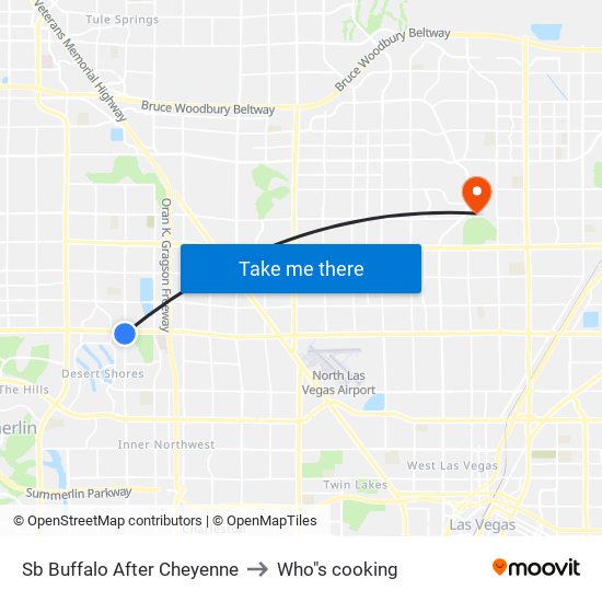 Sb Buffalo After Cheyenne to Who"s cooking map