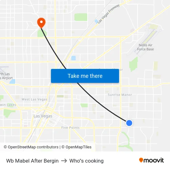 Wb Mabel After Bergin to Who"s cooking map