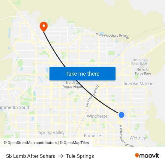 Sb Lamb After Sahara to Tule Springs map