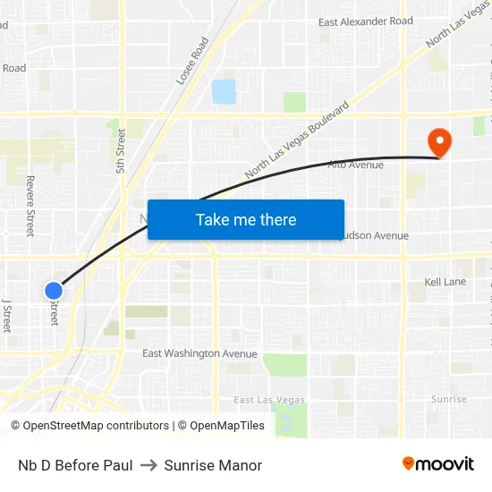 Nb D Before Paul to Sunrise Manor map