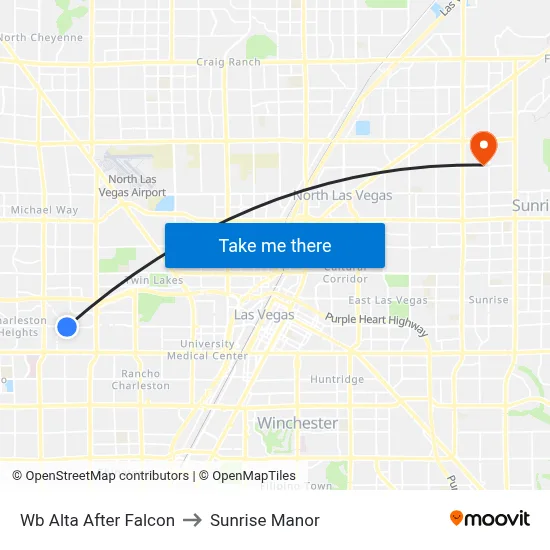 Wb Alta After Falcon to Sunrise Manor map