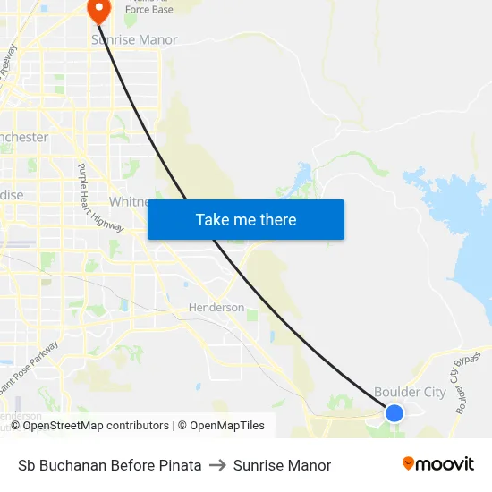 Sb Buchanan Before Pinata to Sunrise Manor map