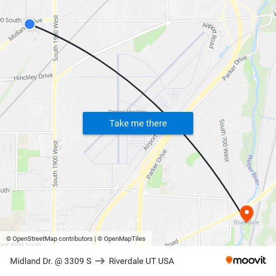 Midland Dr. @ 3309 S to Riverdale UT USA map