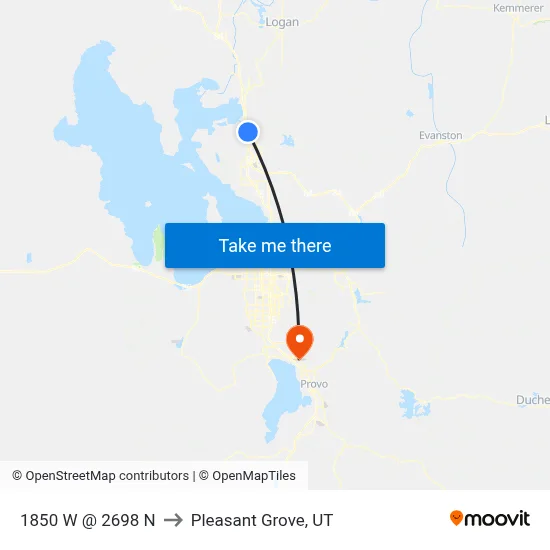 1850 W @ 2698 N to Pleasant Grove, UT map