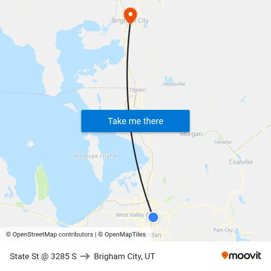 State St @ 3285 S to Brigham City, UT map