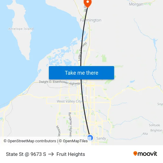 State St @ 9673 S to Fruit Heights map