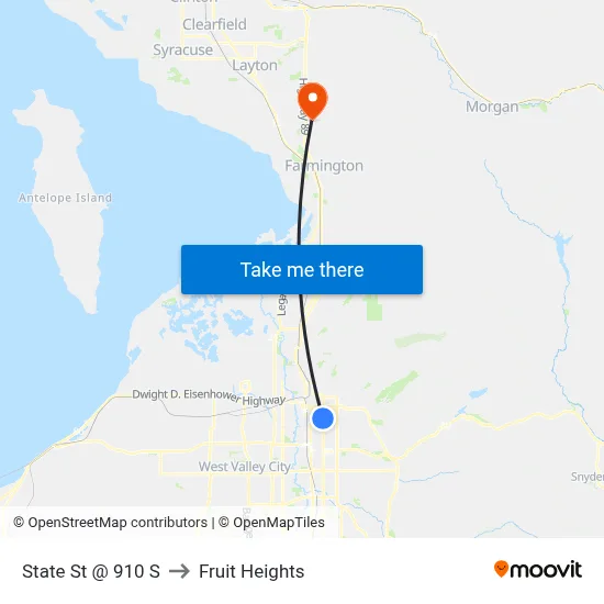 State St @ 910 S to Fruit Heights map