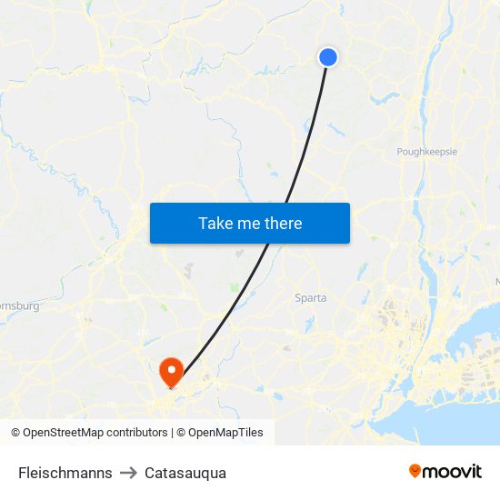 Fleischmanns to Catasauqua map