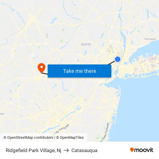 Ridgefield Park Village, Nj to Catasauqua map