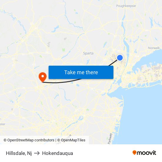 Hillsdale, Nj to Hokendauqua map