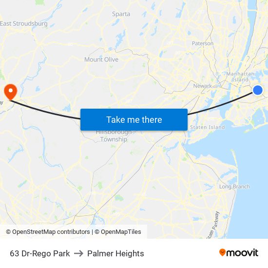 63 Dr-Rego Park to Palmer Heights map