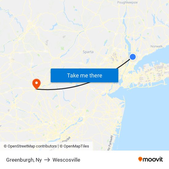 Greenburgh, Ny to Wescosville map