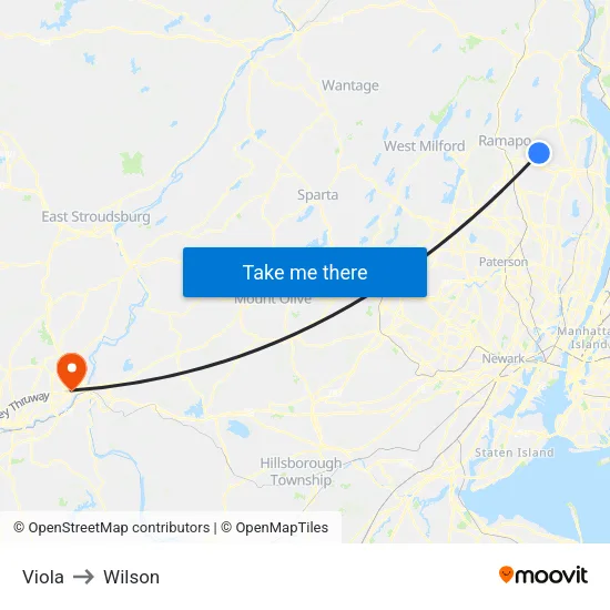 Viola to Wilson map