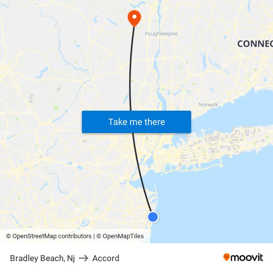 Bradley Beach, Nj to Accord map