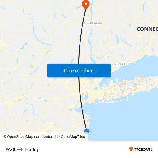 Wall to Hurley map