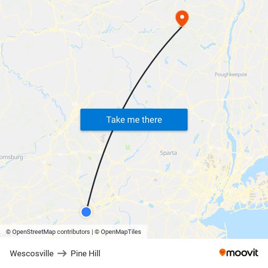 Wescosville to Pine Hill map