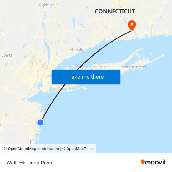 Wall to Deep River map